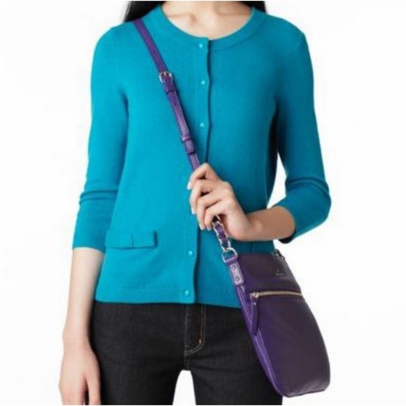 Kate Spade Cobble Hill Ellen Gold Chain Crossbody Royal Blue - Picture 1 of 10